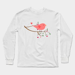 Valentines Day Gift For Girlfriend Lovebird For Her Long Sleeve T-Shirt